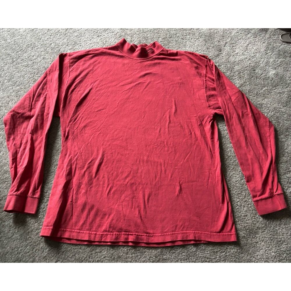 Callaway Golf Mock Neck Men’s Size XL Red Long Sleeve Shirt Activewear